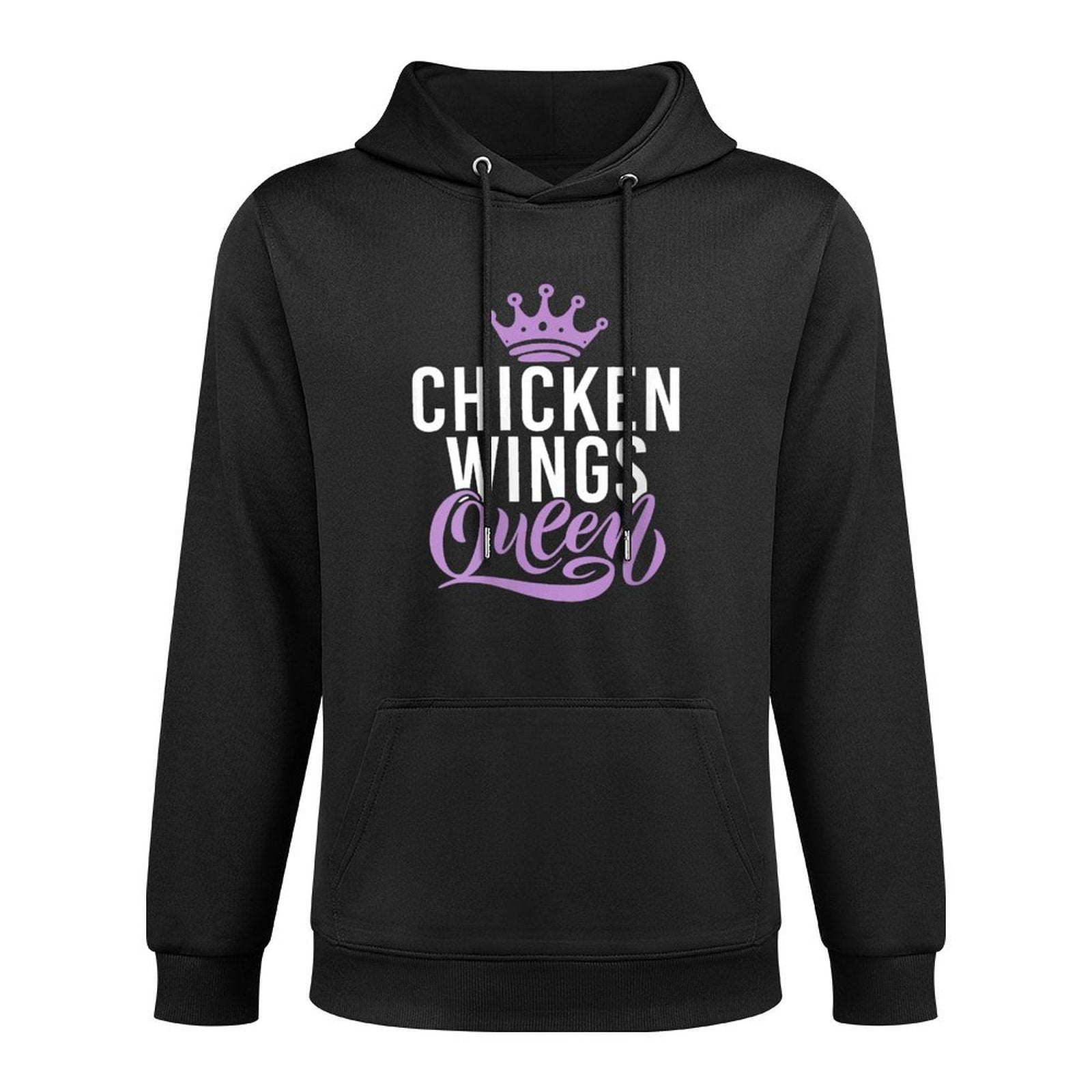 Womens Chicken Wings Queen Versatile Streetwear Hoodie