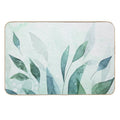 Watercolor Leaves  Pet-Safe Bath Mat