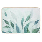Watercolor Leaves  Pet-Safe Bath Mat