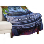 2022 Black Ford Bronco Shrink-resistant Throw Blanket