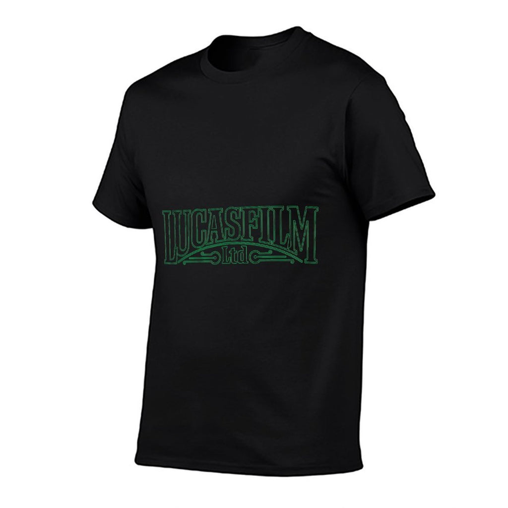Lucasfilm Ltd Green Logo Women’s And Men’s  Rolled Sleeves T-Shirt