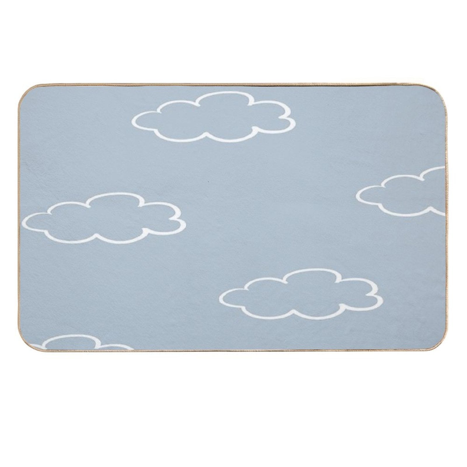 Clouds  Easy Maintenance Bath Mat