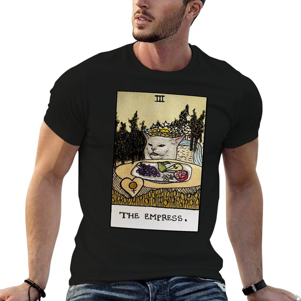 The Empress Tarot Card Cat Meme  Breathable T-Shirt