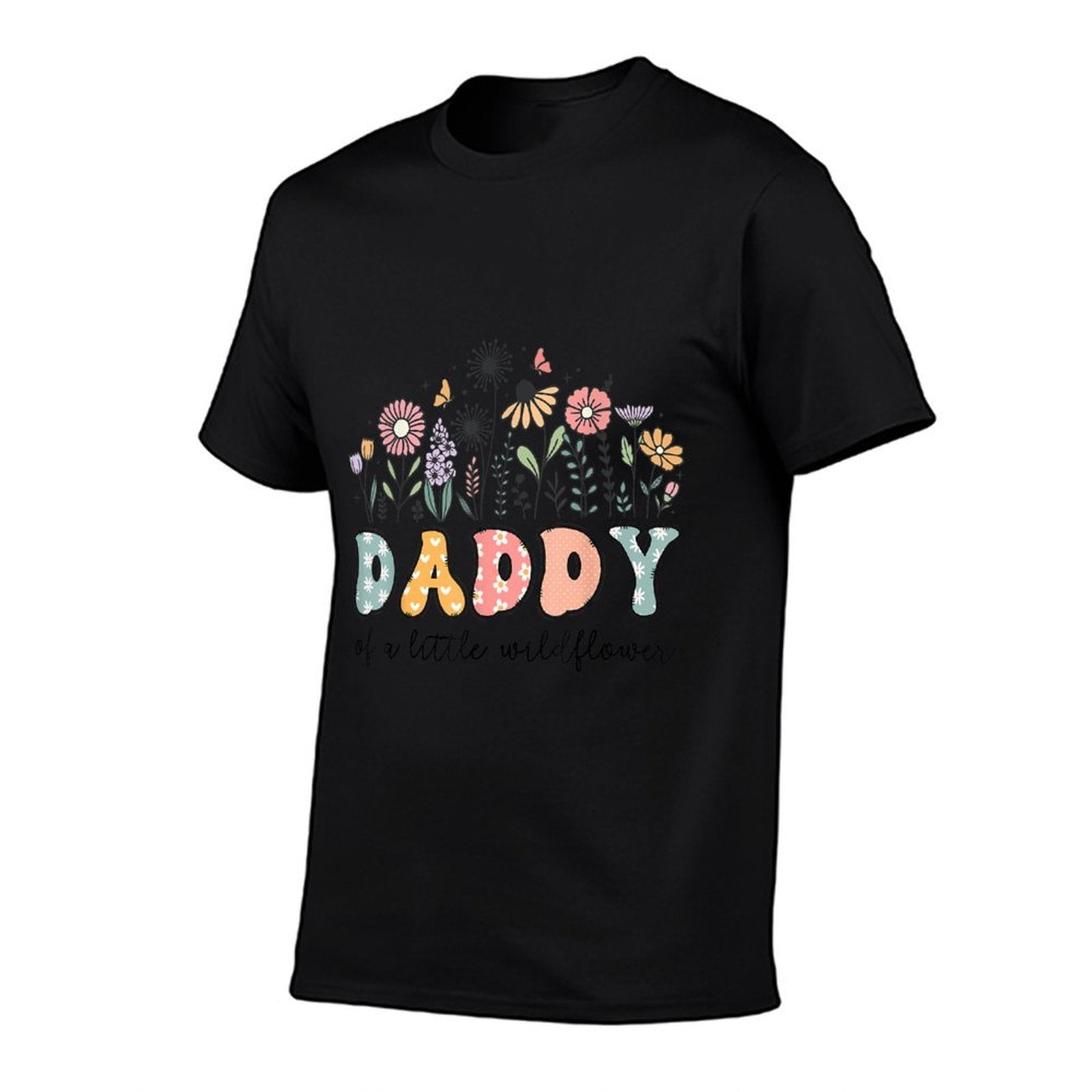 Daddy Of The Little Wildflower Baby Birthday Party  Moisture-wicking T-Shirt
