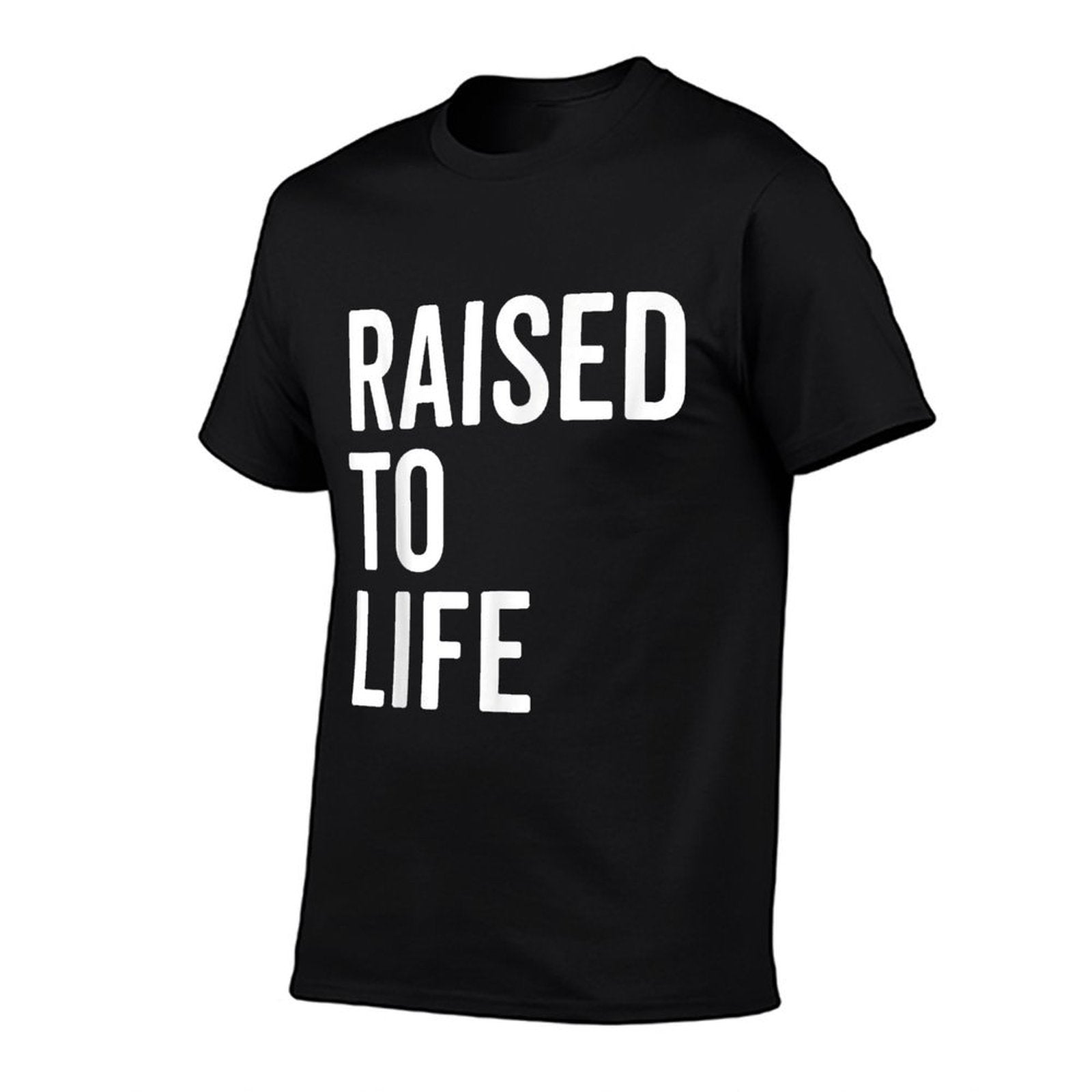 Raised To Life Christian Baptism New Believer Gift  Tagless Design T-Shirt