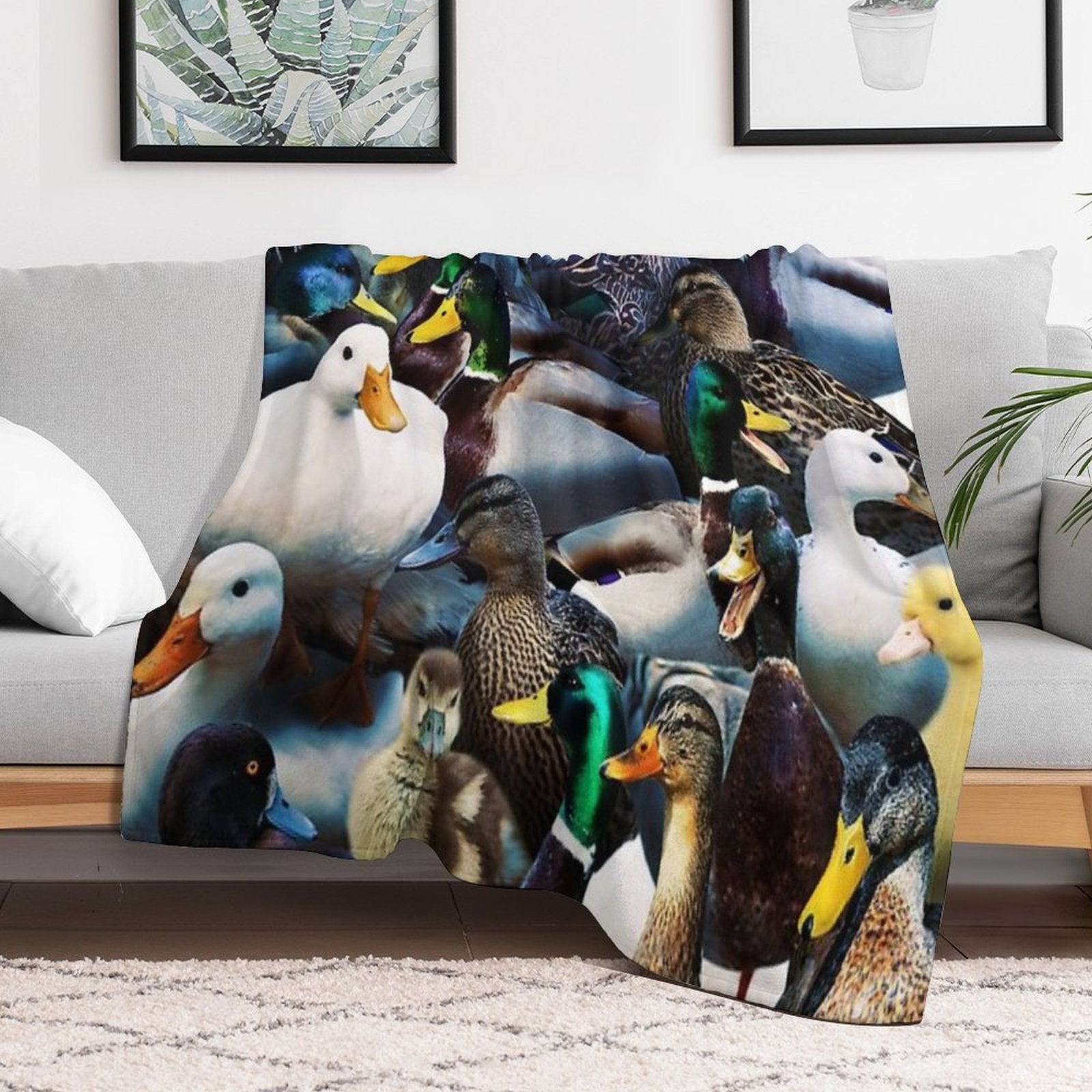 Ducks Gift-ready Throw Blanket