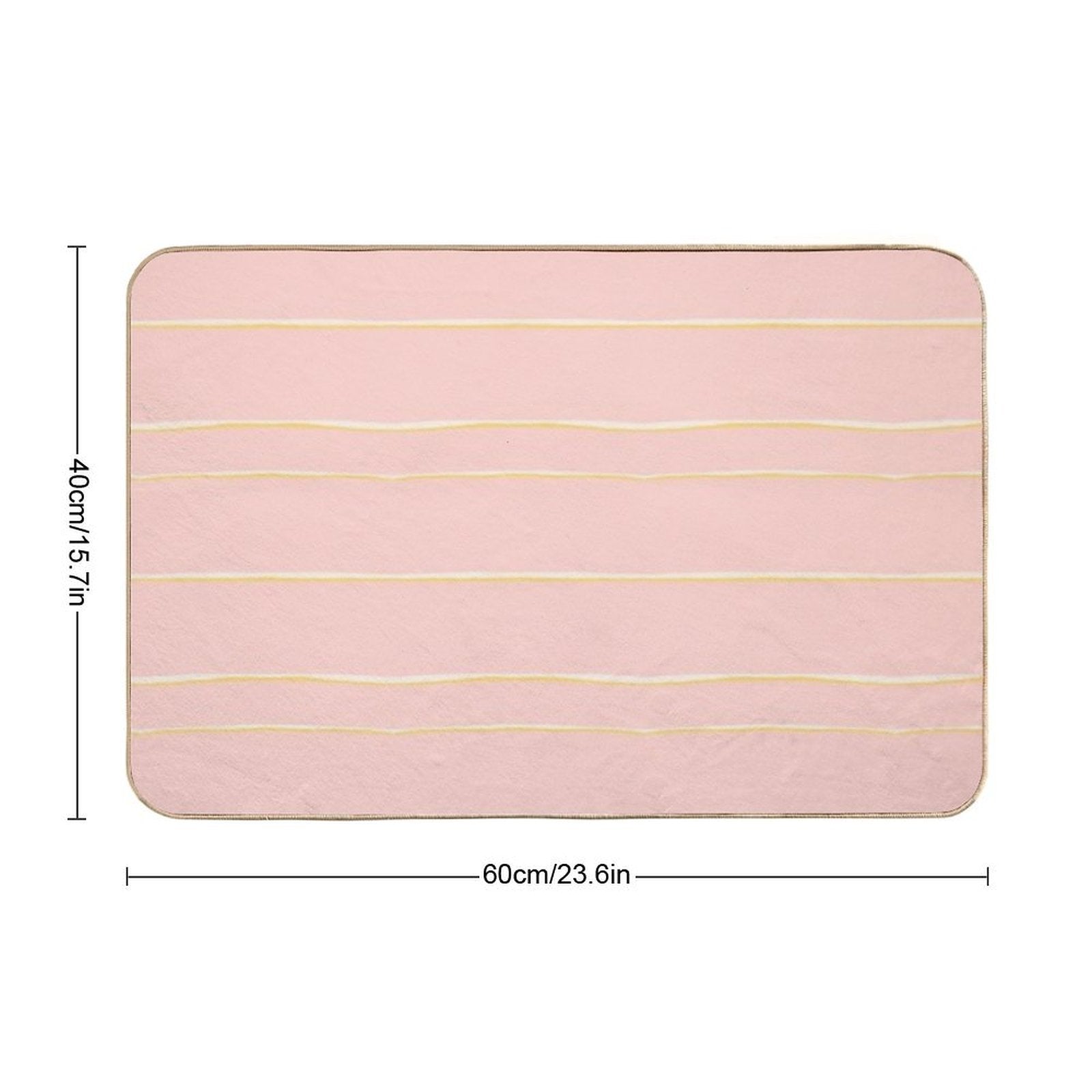 Sunbeam Lines  Easy Maintenance Bath Mat