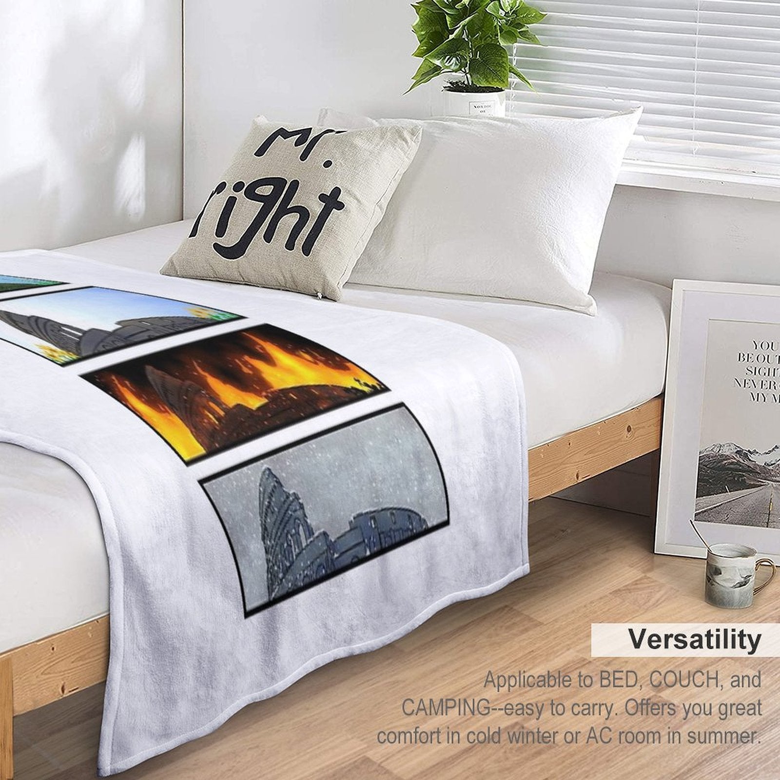 Seasons of Rome Comfort Throw Blanket