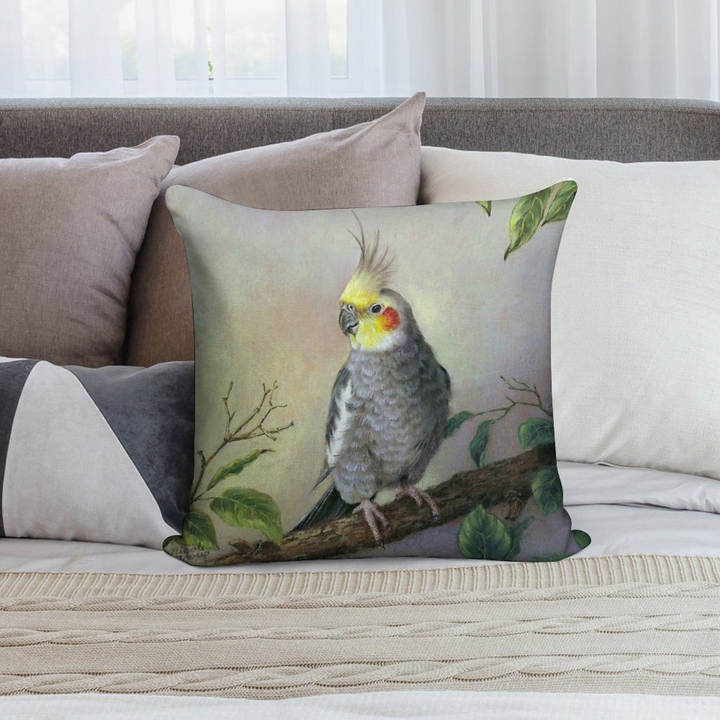 Cockatiel Soft Easy Maintenance Throw Pillow