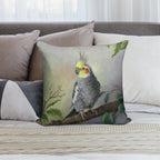 Cockatiel Soft Easy Maintenance Throw Pillow