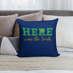 HERE Come The Irish Soft Skin-Friendly Throw Pillow