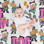 Dogman Eco-conscious Throw Blanket