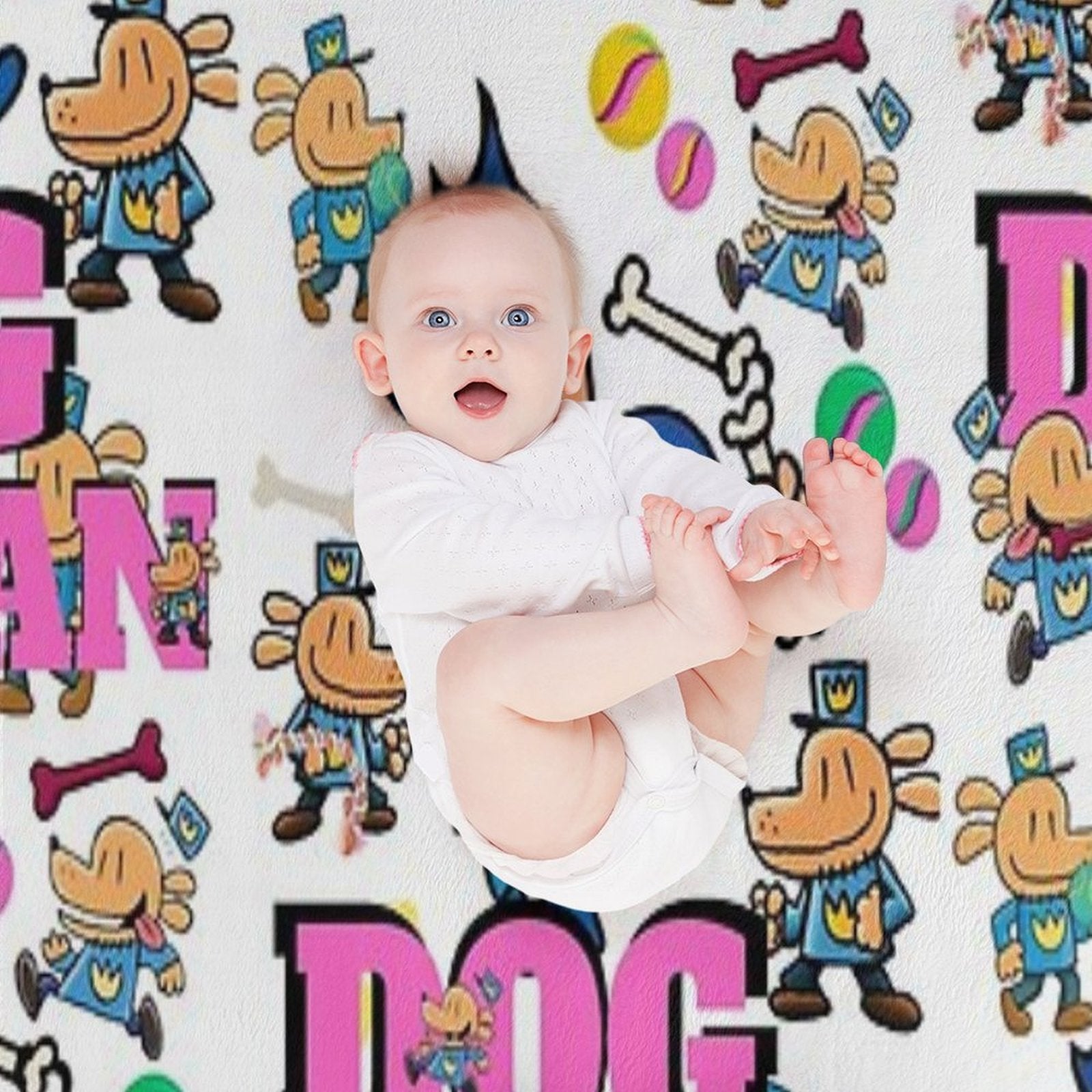 Dogman Eco-conscious Throw Blanket