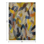 Meaningful Abstract Vorsicht Maps City Velvety-soft Throw Blanket