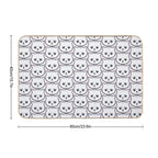Grumpy Monday Kitty  Nikury  Anti-Trip Bath Mat
