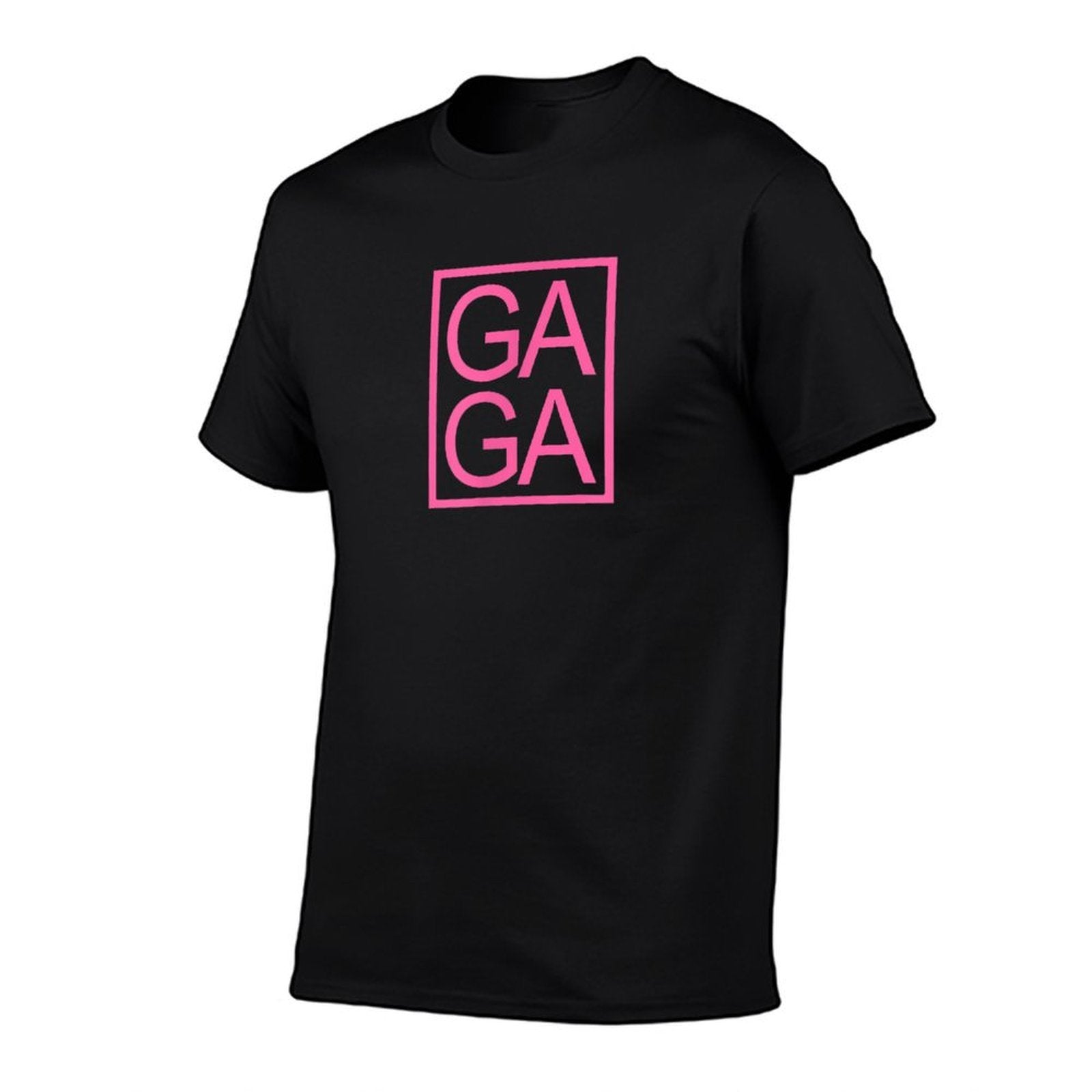 GAGA Novelty Graphic Unique Fun Gaga Typography  Tagless Design T-Shirt