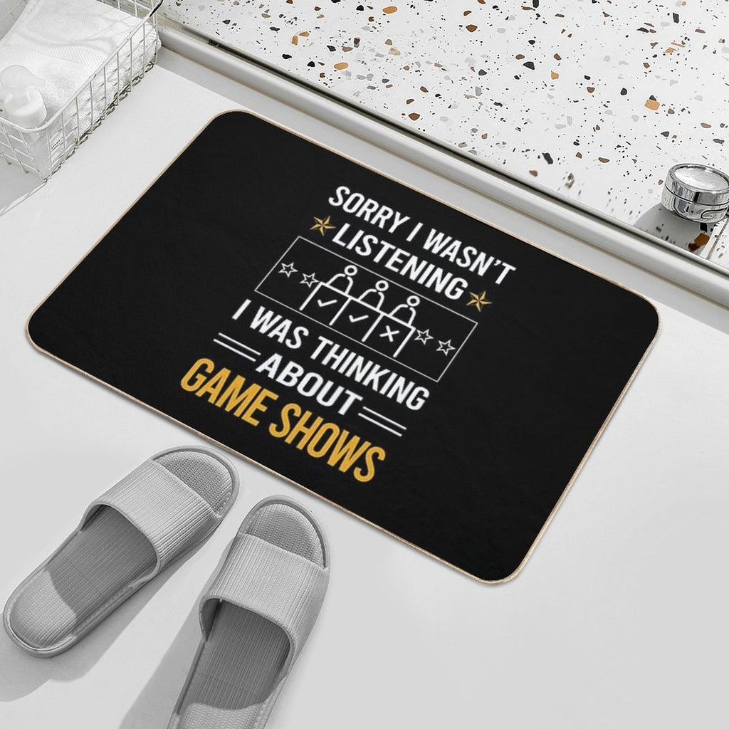 Funny Listening Game Shows TV Show  Rapid-Drying Bath Mat