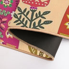 Folk Art Inspired By The Fabulous Frida  Stain-Proof Bath Mat