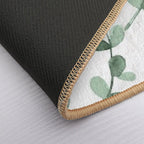 Simple Eucalyptus Pattern  Repositionable Bath Mat