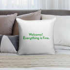 The Good Place Welcome Wall Soft Fade-Resistant Throw Pillow