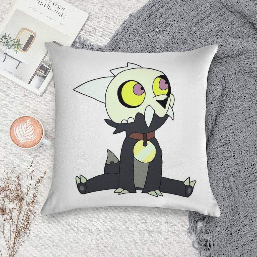 Sitting King The Owl House Soft High-Density Material Throw Pillow