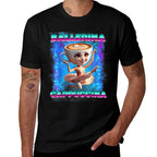 Ballerina Cappuccina Italian Brainrot Memes Internet Memes  Rolled Sleeves T-Shirt