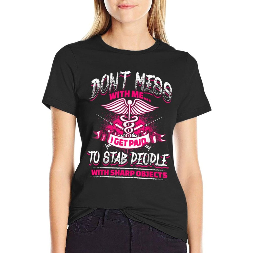 STAB PEOPLE Funny Nurses Nursing RN LVN  Classic T-Shirt