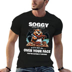Soggy Beaver BBQ If Its Not All Over Your Face Beaver  Oversized Silhouette T-Shirt