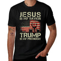 Jesus Is My Savior Trump Is My President Trump 2024 USA  Quick-drying T-Shirt