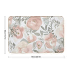 Flowers  Toxin-Free Bath Mat