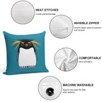 Rockhopper Penguin Soft Style Accent Throw Pillow