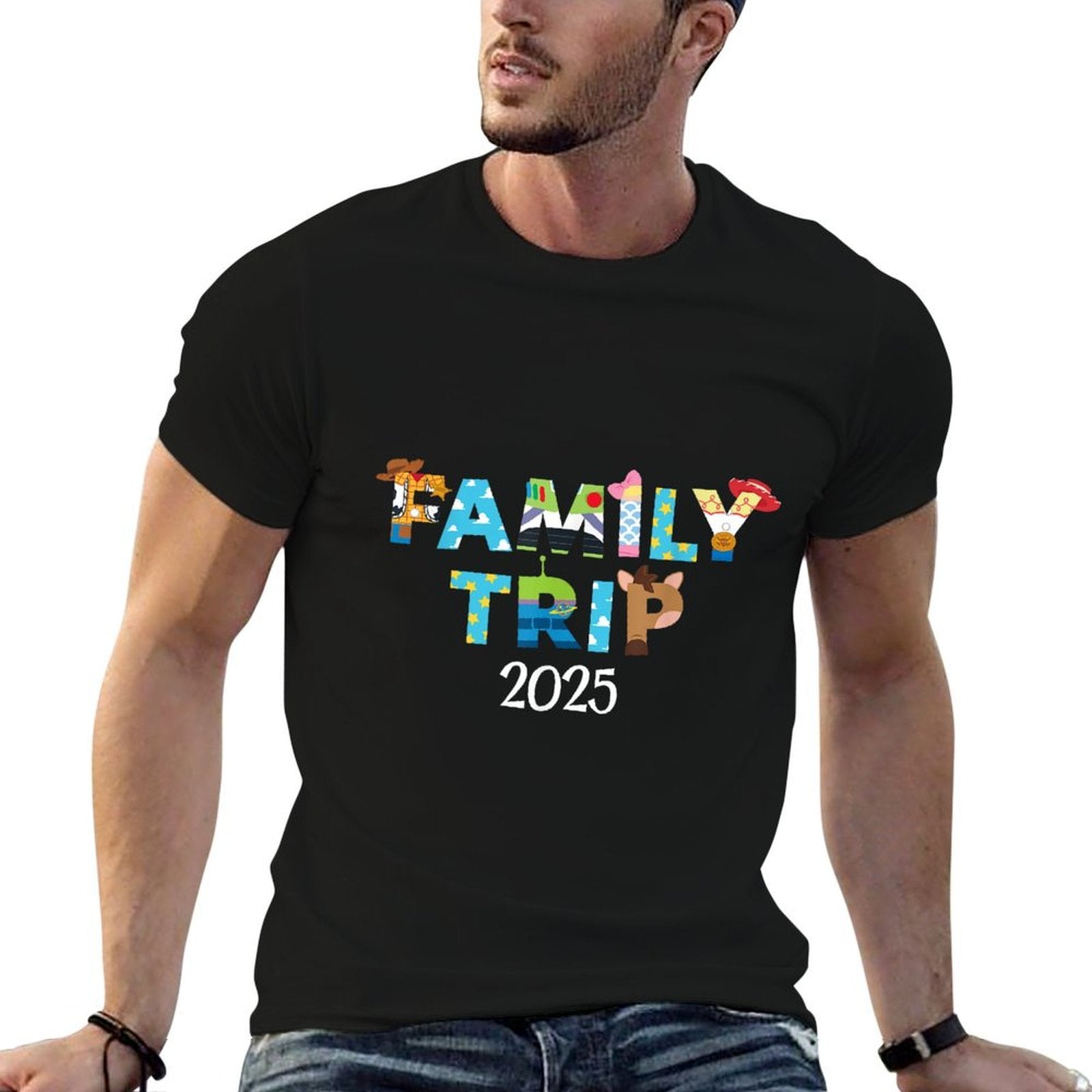 Disney And Pixars Toy Story Family Trip 2025 Vacation  Breathable T-Shirt