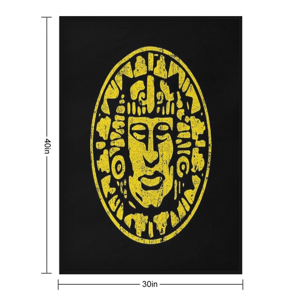 Olmec Anti-pilling Throw Blanket