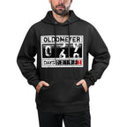 Funny 60th Birthday 60 Years Old - Oldometer Pun Easy Care Hoodie