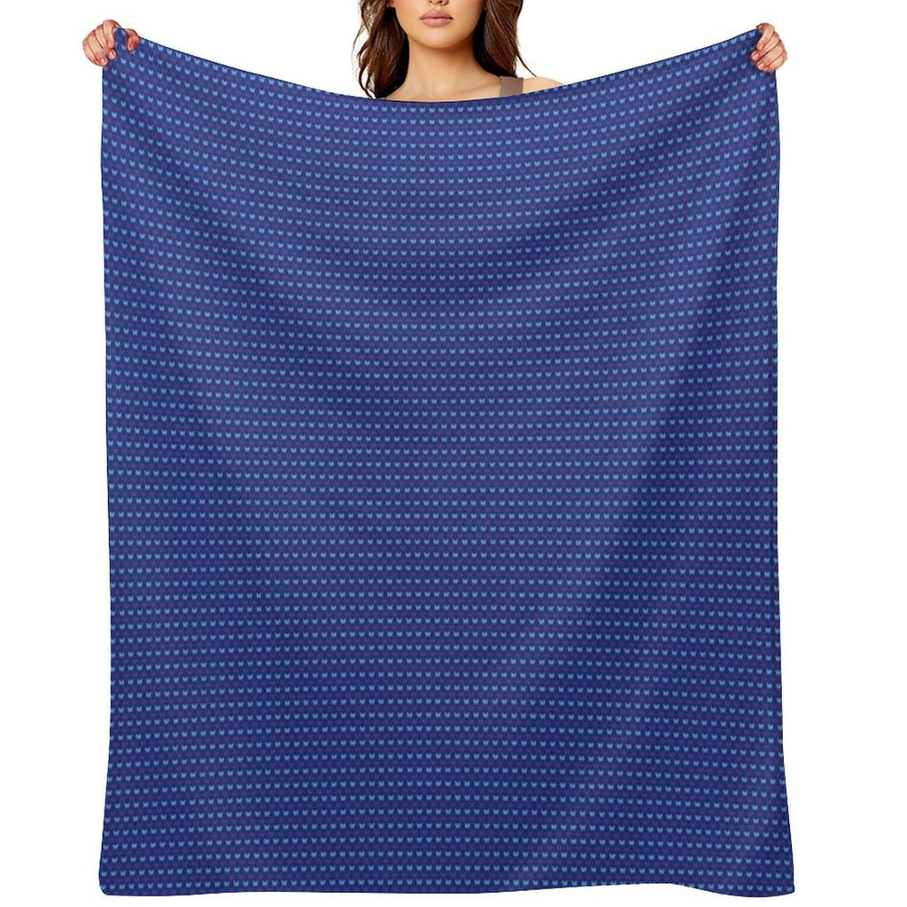 All Over Blue Butterflies Lightweight Throw Blanket