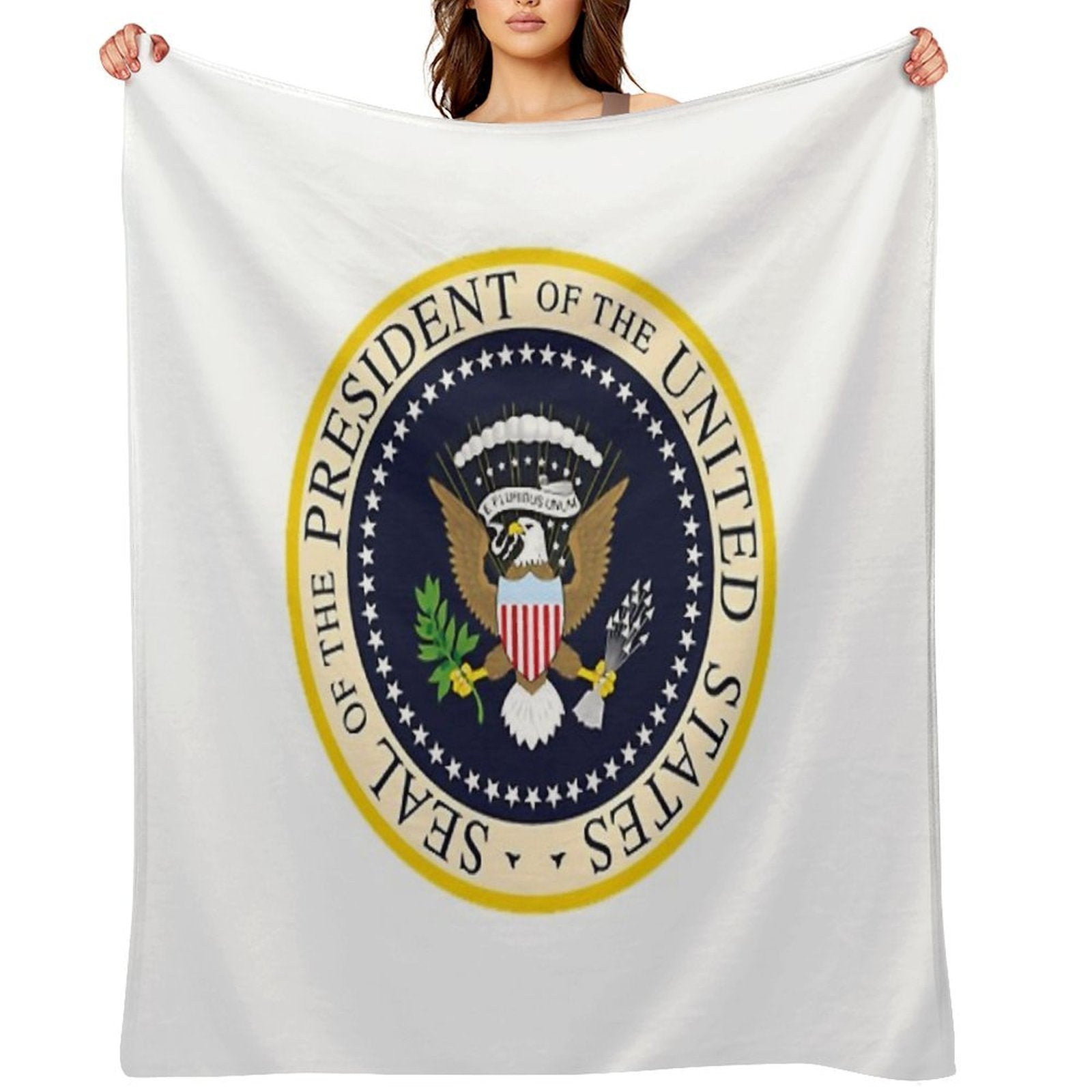 United States Presidential Seal. Seal of The President of The United States Quick-dry Throw Blanket