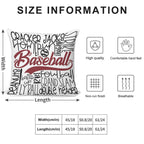 Baseball Soft Durable Construction Throw Pillow