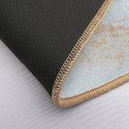 Beach Sand And Waves  Repositionable Bath Mat