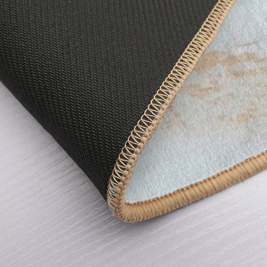 Beach Sand And Waves  Easy Maintenance Bath Mat