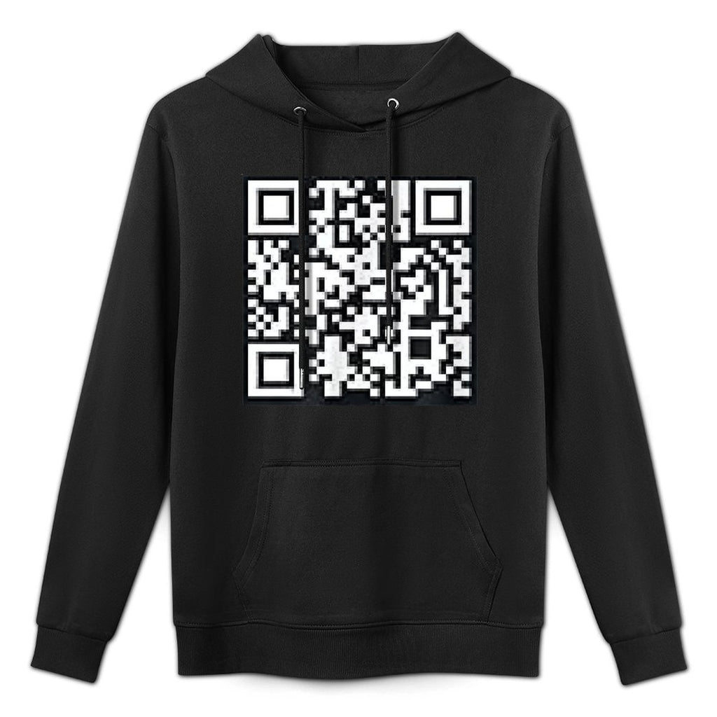 QR TRUMP President Trump Dance Code Funny Unisex-Adults Unisex Design Hoodie