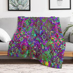 Bohemian Hippie Boho Tie Dye Design Quick-dry Throw Blanket