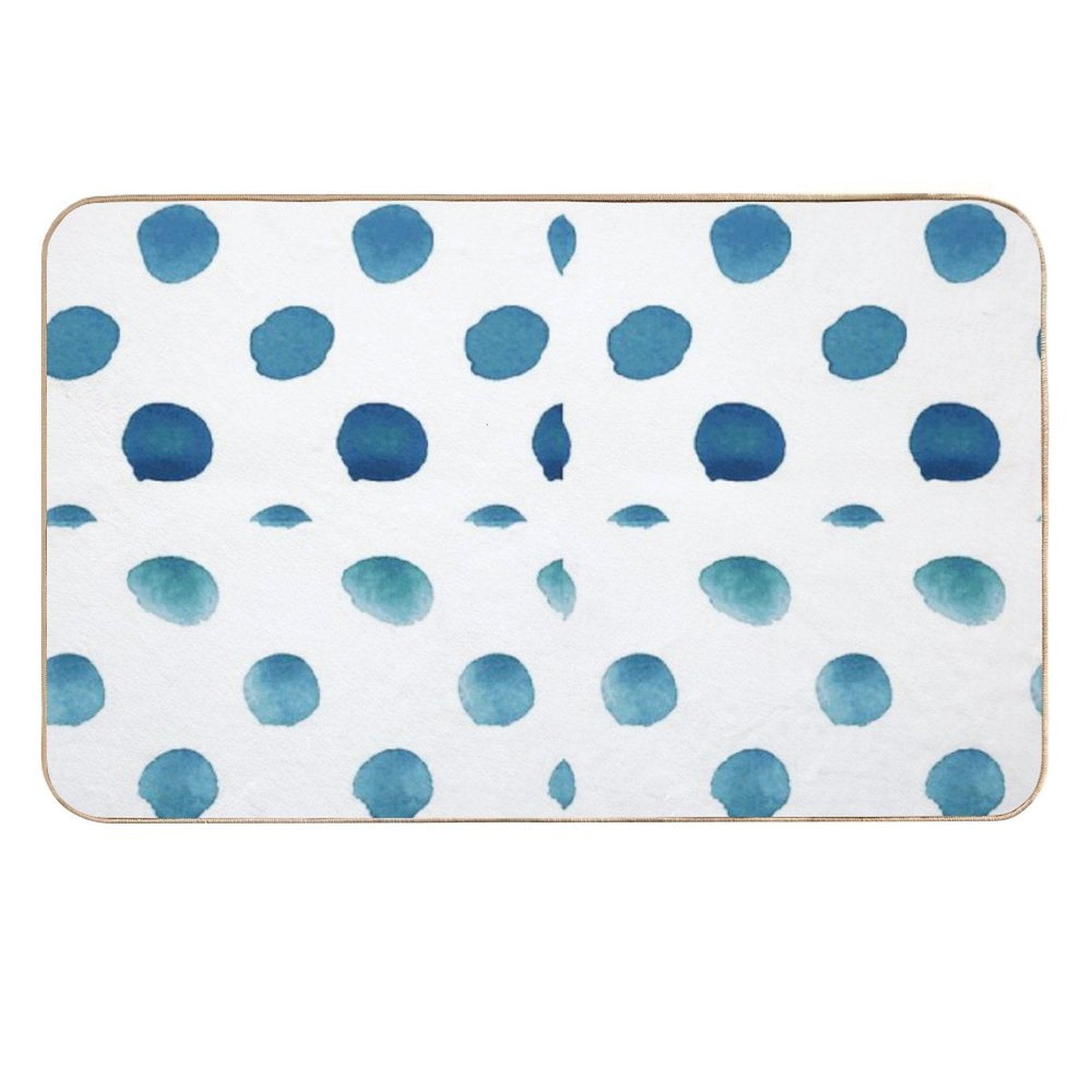 Ocean Blu Pattern-small Dots  Versatile Bath Mat