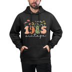 40 Years Old Vintage 1985 40th Birthday Wildflower Women All-Day Comfort Hoodie