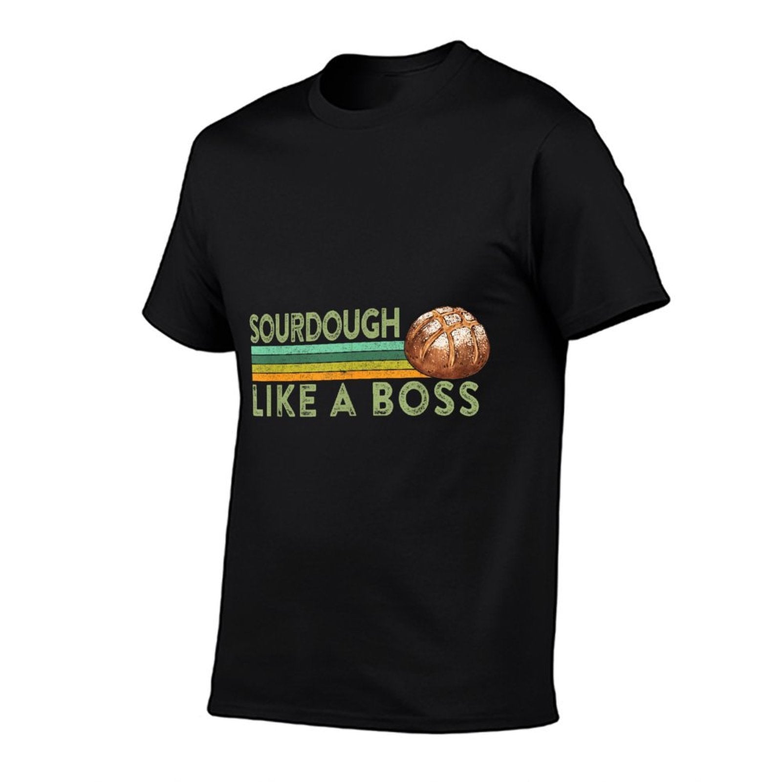 Sourdough Like A Boss Retro Sourdough Bread Baker Quote Meme  Eco-friendly Material T-Shirt