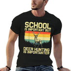 Deer Hunting Art For Kids Boys Wildlife Hunter Deer Hunting  Classic T-Shirt