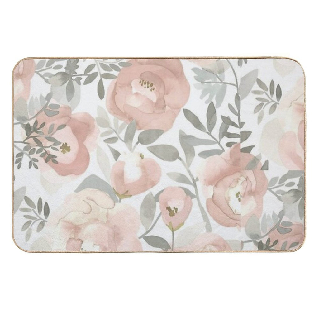 Flowers  Toxin-Free Bath Mat