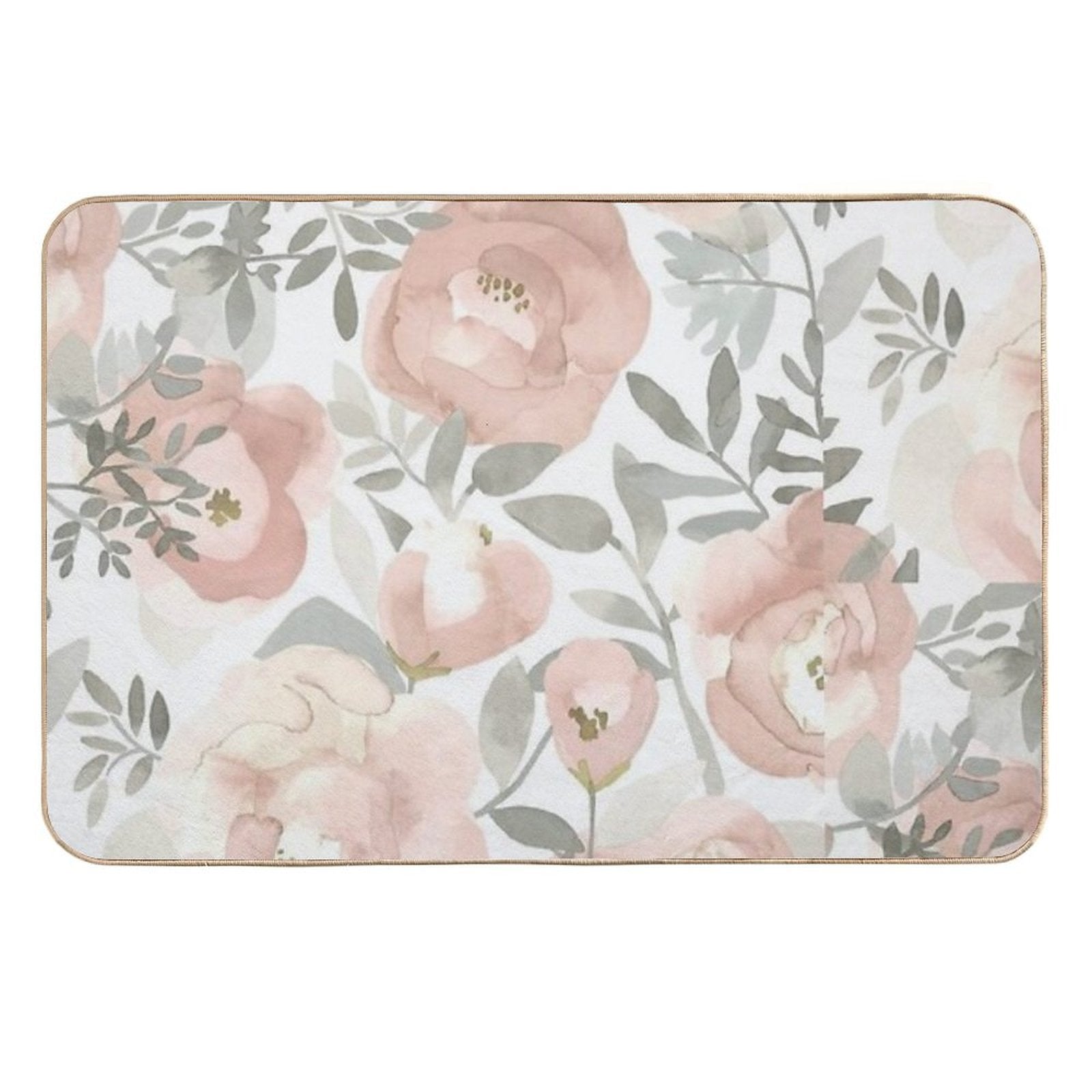 Flowers  Toxin-Free Bath Mat