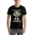 Saturnita Cow Planet Meme  Moisture-wicking T-Shirt