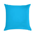 Deep Sky Blue  Solid Sky Blue  Plain Deep Sky Blue Soft High-Density Material Throw Pillow
