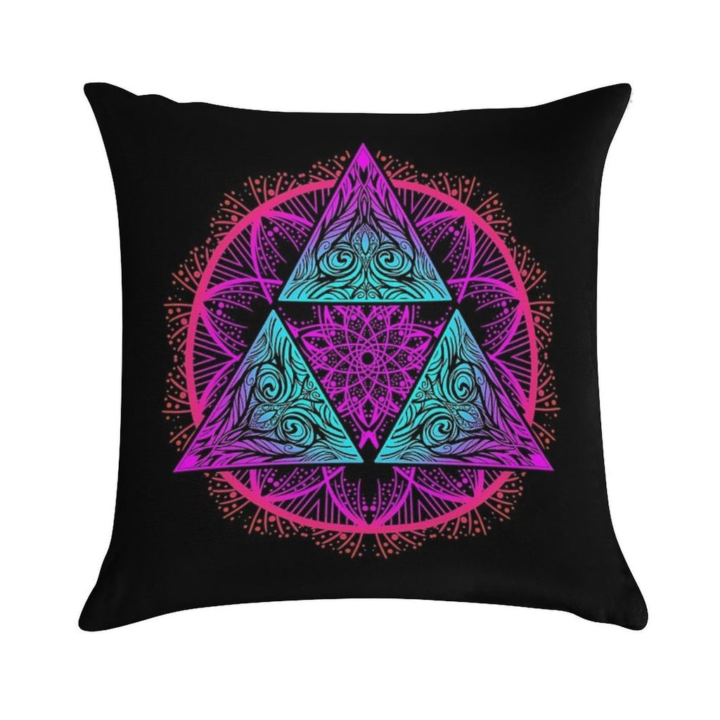 Neonforce Soft Shrink-Resistant Throw Pillow